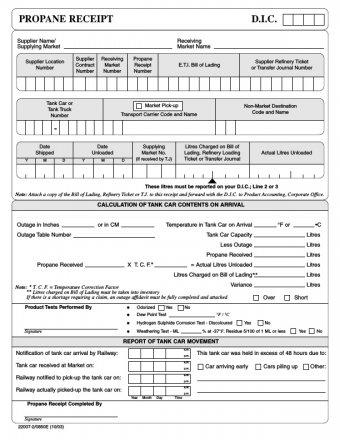 22007-2  PROPANE RECEIPT ENG.