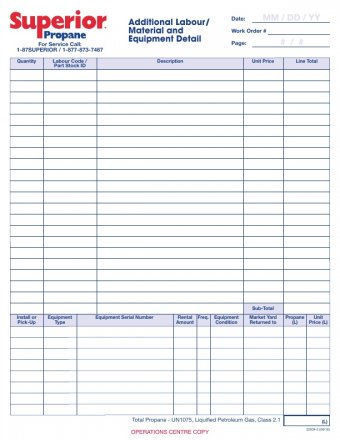 22034-2 PAGE 2 LABOUR/PARTS DETAIL - 3 PARTS IN BOOK