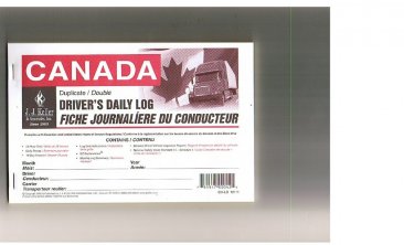 31043-4 DRIVERS DAILY LOG / FICHE JOURNALIERE DU CONDUCTEUR