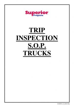 31053-2 TRIP INSPECTION SOP BOOKLET
