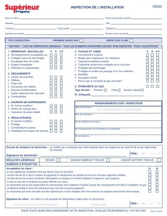 34000-3 INSPECTION DE L'INSTALLATION 3PART FORM