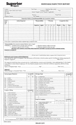 34003-2 DISPENSER INSPECTION REPORT ENGLISH