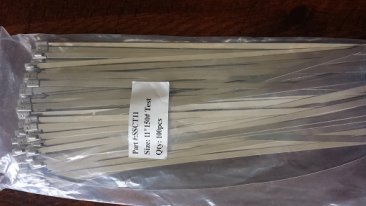 34073-4 11SSCT Stainless Steel Cable Tie – Attache acier inox. pour plaque