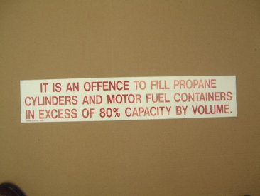 37008-2 DECAL IT IS AN OFFENCE