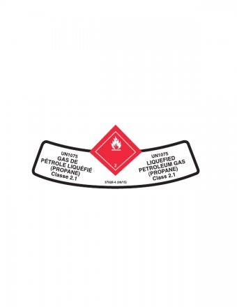 37026-4 CYLINDER COLLAR LABELS/ETIQUETTES DE COLLIER DE CYLINDRE