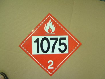 37039-4 - 1075- HIGH ENERGY MAGNETIC PLACARD