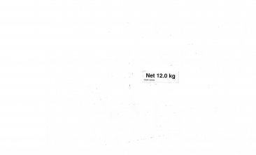 37036-4 NET 12.0 KG WEIGHT LABELS