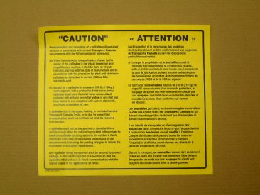 37063-4 DECAL-PROPANE INSTALLATION CODE