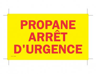 37087-3 PROPANE ARRET D'URGENGE