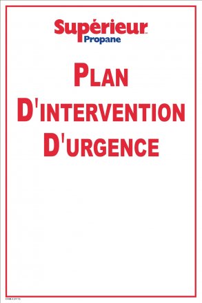 37088-3 Affiche des Plans d'intervention d'urgence