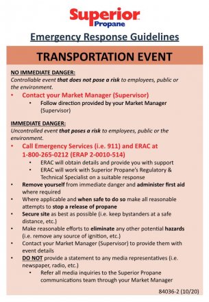 84036-2 EMERGENCY RESPONSE POCKET GUIDE ENGLISH