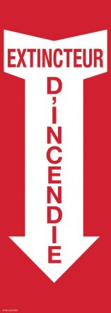 37099-3 FIRE EXTINGUISHER SIGN-FRENCH