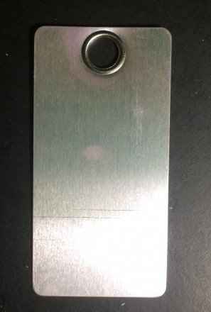 34072-4 BK404 Blank Barcode Plate – Plaque pour code barre (pack size 100)