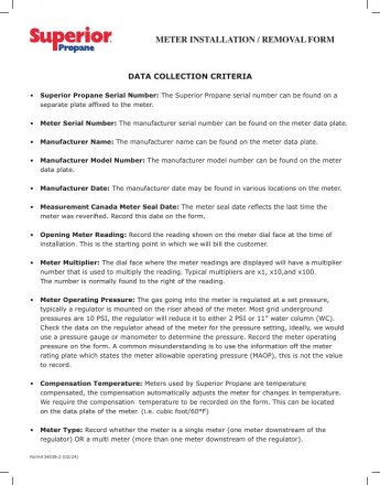 34038-2 METER INSTALLATION/REMOVAL FORM ENGLISH