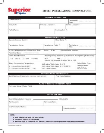 34038-2 METER INSTALLATION/REMOVAL FORM ENGLISH