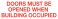 37075-2 DOORS MUST BE OPEN  ENGLISH DECAL