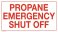 37085-2 ESV  SHUT OFF DECALS