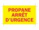 37087-3 PROPANE ARRET D'URGENGE
