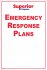 37088-2 EMERGENCY RESPONSE PLANS SIGN ENGLISH