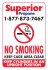 37090-2 COMMERCIAL CYLINDER CAGE SIGNS 18" X 26"