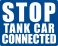 37097-2 STOP TANK CAR CONNECTED SIGN - ENGLISH