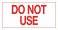 37109-2 DO NOT USE - SIGN