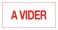 37107-3 A VIDER METAL SIGN FR