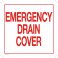 37111-2 12"X12" DRAINAGE SIGN - ENGLISH