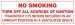 37081-2 DECAL NO SMOKING - TURN OFF ALL SOURCES