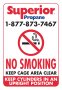37090-2 COMMERCIAL CYLINDER CAGE SIGNS 18" X 26"