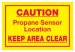 37095-2 PROPANE SENSOR SIGNS