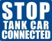 37097-2 STOP TANK CAR CONNECTED SIGN - ENGLISH