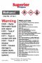 37027-2 METHANOL WHMIS LABEL - ENGLISH