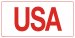 37104-4 11 3/4 X 23 3/4 USA METAL SIGN