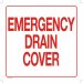 37111-2 12"X12" DRAINAGE SIGN - ENGLISH